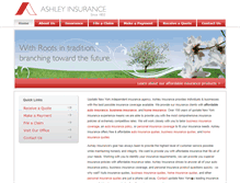 Tablet Screenshot of efashleyinsurance.com